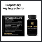 REACH HEALTH STEM Cell Supplement, Maintain Youth and Longevity Patented Stem Cell Activation Formula (2 Bottle, 120 Capsules)