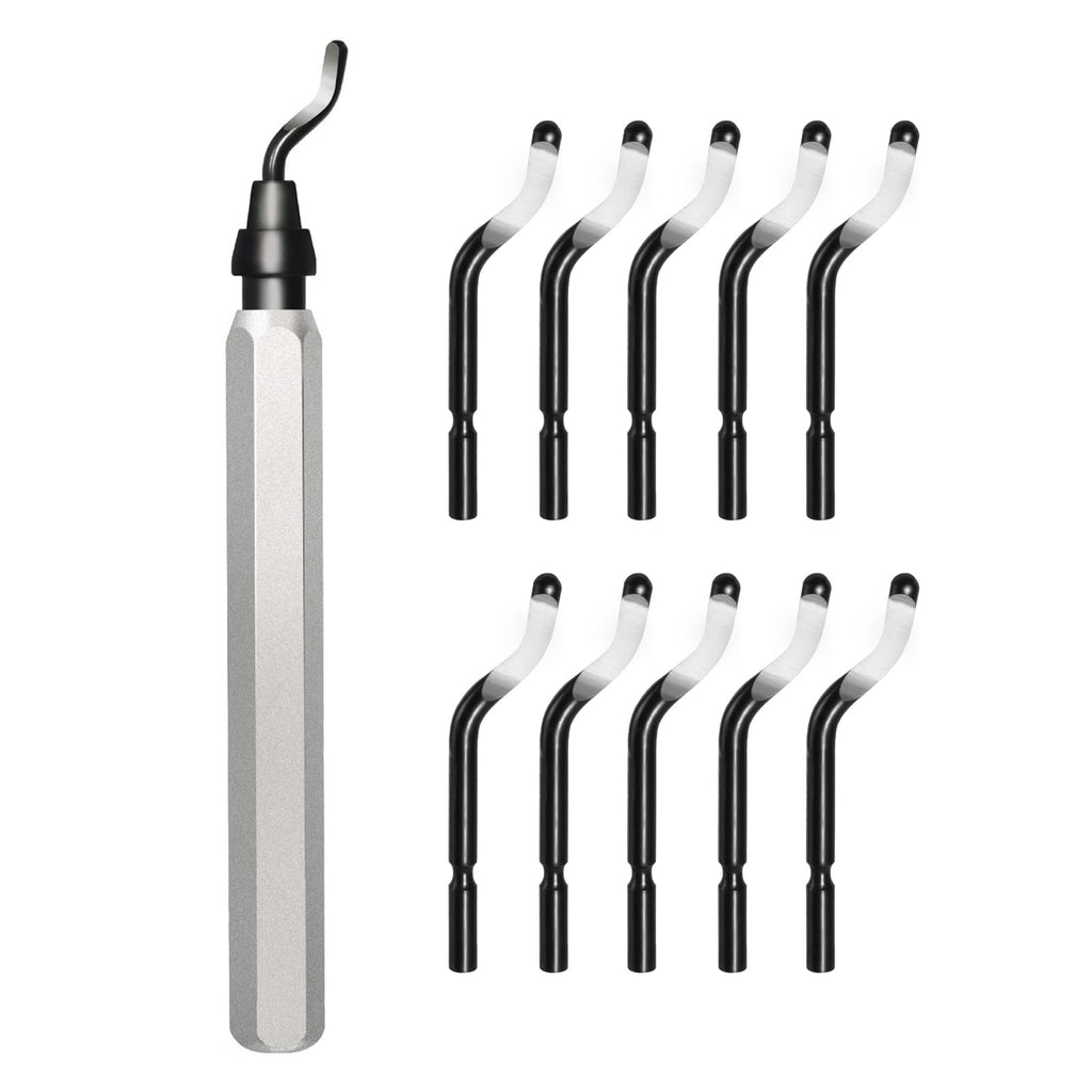 Voltrish 11-Blade HSS Deburring Tool for 3D Printing, Metal, Resin and Pipe