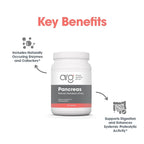 Allergy Research Group ARG Pancreas Natural Glandular - Supports Healthy Pancreas, Immune & Digestive Activity - 425 mg per Serving - Freeze Dried Tissue from Pork - 720 Servings - 720 Capsules