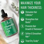 Pumpkin Seed Oil for Hair Growth. Strengthens & Hydrates Thinning, Dry Hair for a Healthier-Looking Scalp. For Women & Men – Vegan & Unscented 2oz Serum