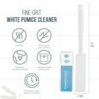 Powerstone Pumice Stone Toilet Bowl Cleaner with Extra Long Handle - 4 Pack | 3'' Longer Handle | Remove Hard Water Stains, Rings & Limescale from Toilets, Bathtubs, Sinks, Pools, BBQ
