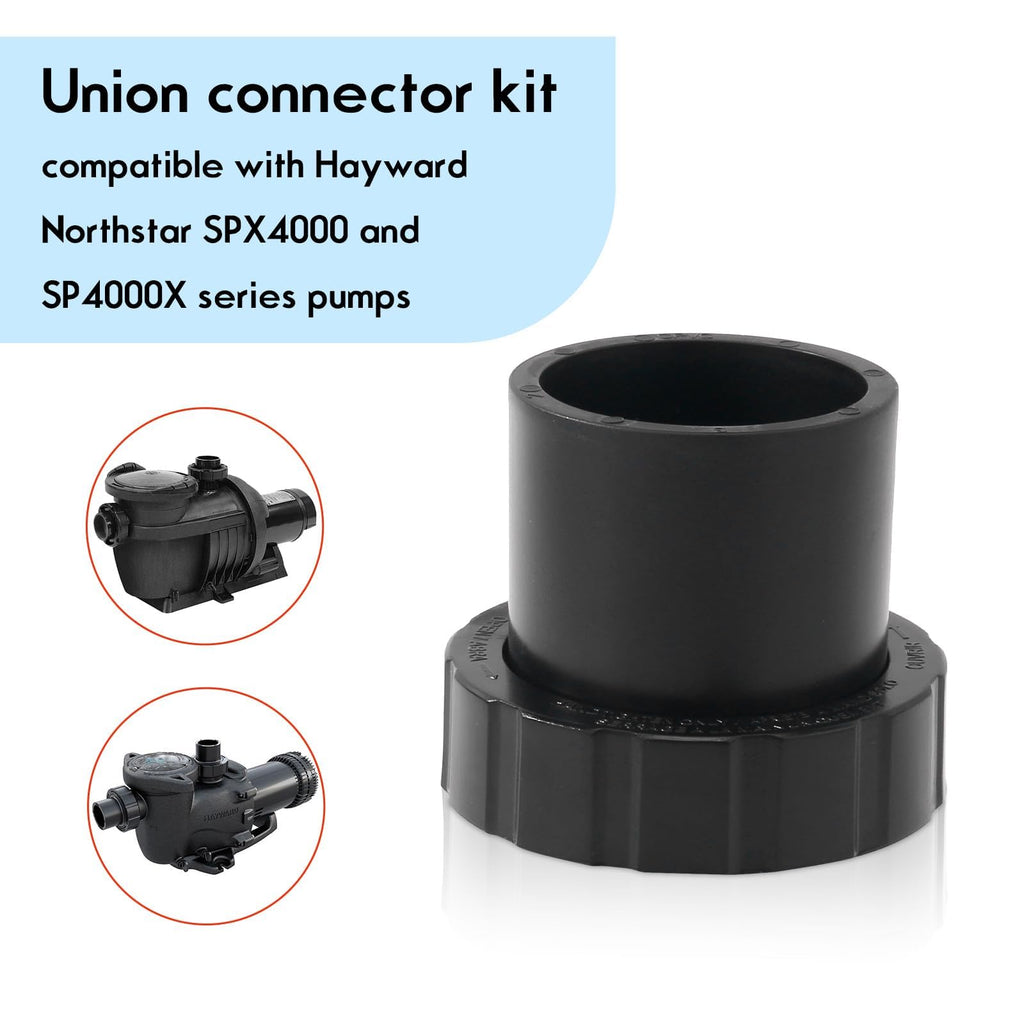 GAQUECY SPX3200 UNKIT Union Connection Kit for Hayward Select, 2 Pack Pool Pump Parts, Compatible with Tristar Northstar EcoStar Pumps & SwimClear Cartridge Filter