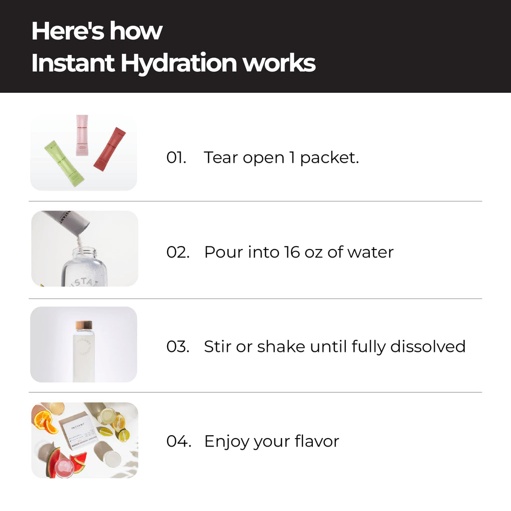 Instant Hydration Sugar Free Electrolytes Powder Packets Variety Pack - Watermelon, Raspberry, Lemon Lime Drink Mix & Travel Essentials with Magnesium and Potassium - Post Workout Recovery - 20 Sticks