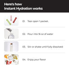 Instant Hydration Sugar Free Electrolytes Powder Packets Variety Pack - Watermelon, Raspberry, Lemon Lime Drink Mix & Travel Essentials with Magnesium and Potassium - Post Workout Recovery - 20 Sticks