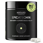 NÜCLEO FUNDAMENTALS High Purity Epicatechin - 90 Capsules - Promotes Strength & Muscle Growth - Nitric Oxide Support - for Daily Performance - Epicatechin Supplements Made in USA