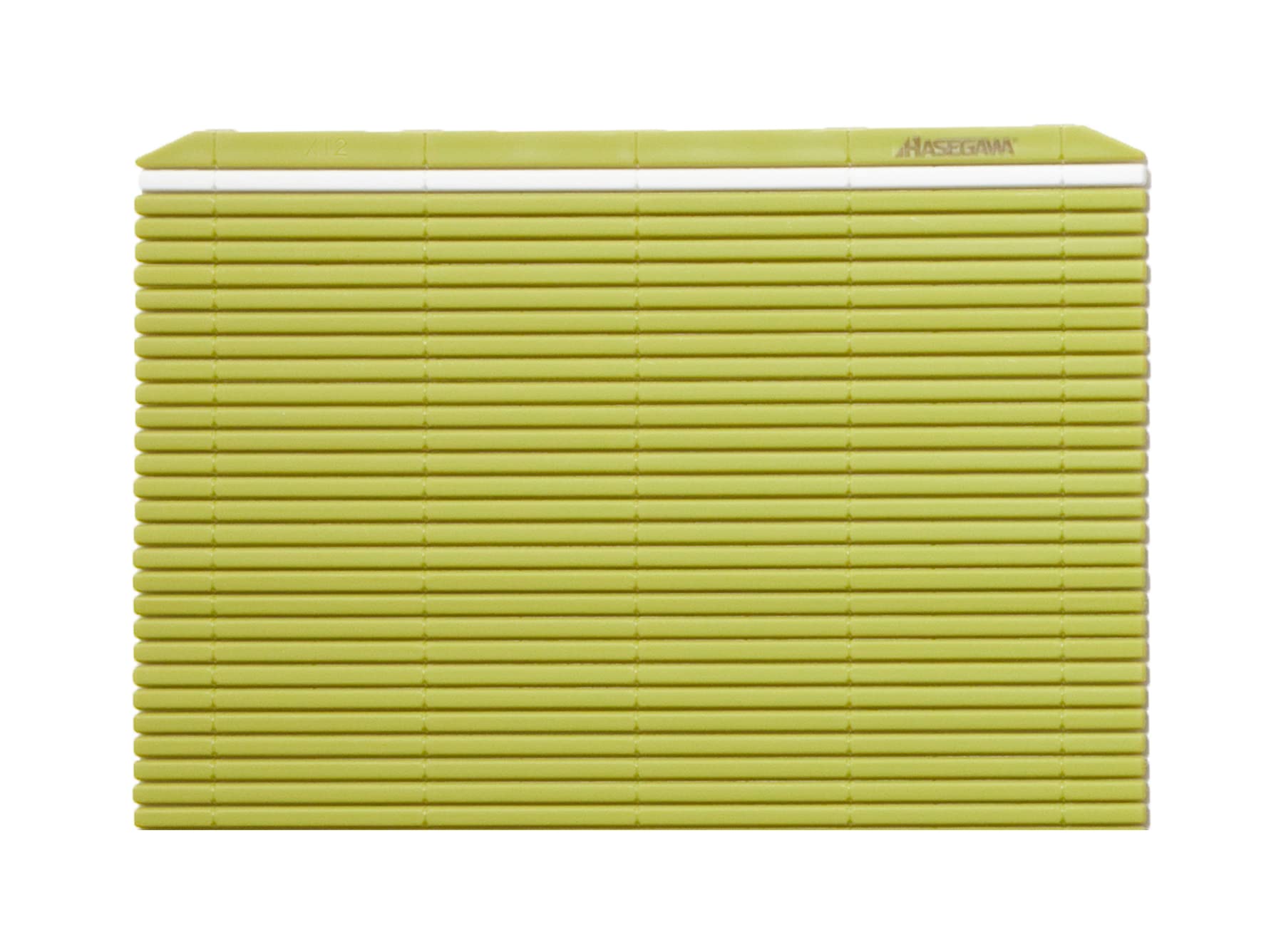 Hasegawa 10 x 6.5 Inch Plastic Green Makisu/Sushi Rolling Mat