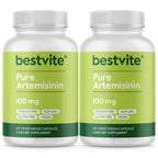 BESTVITE Artemisinin 100mg (240 Vegetarian Capsules) (2-Pack) - No Stearates - No Flow Agents - Vegan - Gluten Free - Non GMO