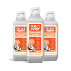 Bulletproof Brain Octane C8 MCT Oil, 32 oz (Pack of 3) – 100% Pure Coconut Oil, Triple-Distilled Keto Energy Supplement for Coffee & Smoothies, Unflavored, No Additives or Fillers, Non-GMO