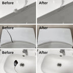 Tub Repair Kit White, Fiberglass Shower tub and Porcelain Sink Repair Kit, Acrylic, Enamel, Ceramics Tile Toilet and Shower Bath Repair Kit, Repair Cracks, Fragments, Holes and pits