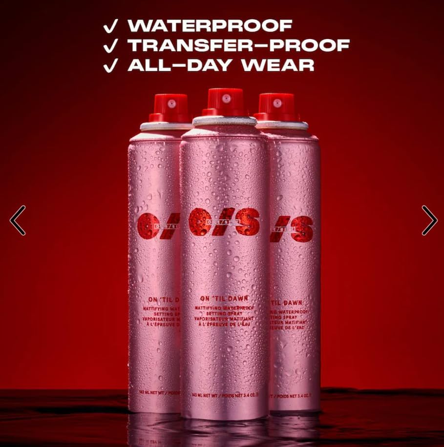 ONE/SIZE by Patrick Starrr On 'Til Dawn Mattifying Setting Spray, 16-Hour Waterproof, Transfer-Proof with Green Tea & Witch Hazel, 3.4 oz