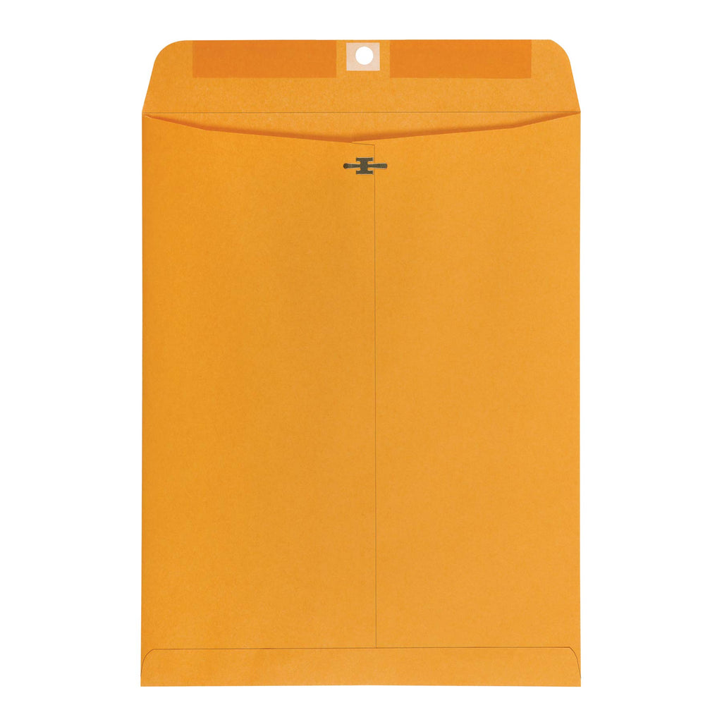Amazon Basics Clasp Kraft Envelopes for Documents, Gummed Mailing, 10" x 13", 100-Pack