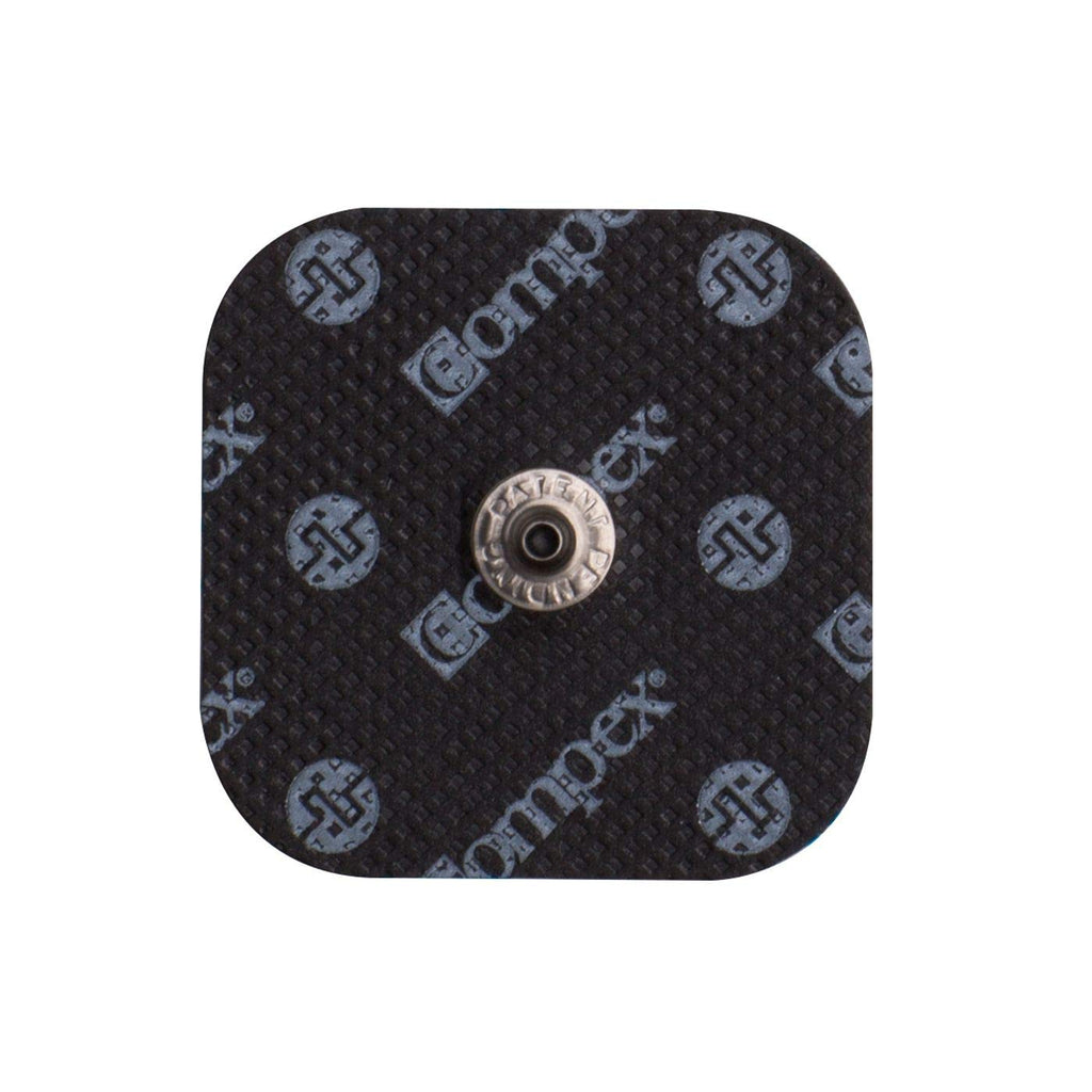 Compex Easy Snap Electrodes 2in x 2in for Edge, Performance, Sport Elite, Wireless Muscle Stimulators, 4 Count (Pack of 5)