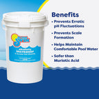 In The Swim pH Increaser and Alkalinity Increaser Bundle: Includes 25 Pound Bucket of pH Increaser and 25 Pound Bucket of Alkalinity Increaser - for Perfectly Balanced Swimming Pool Water