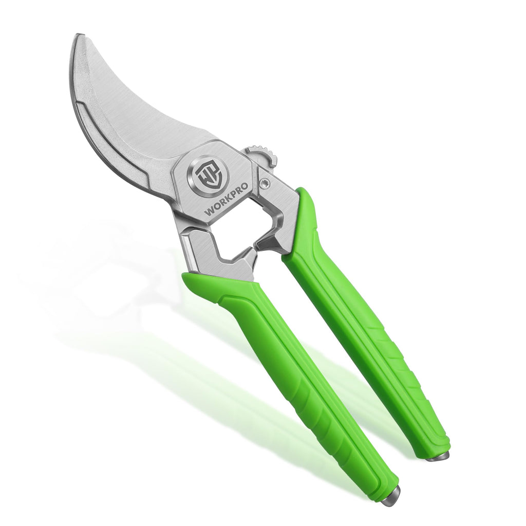 WORKPRO 8.5" Bypass Pruning Shears, Professional Forged Garden Shears