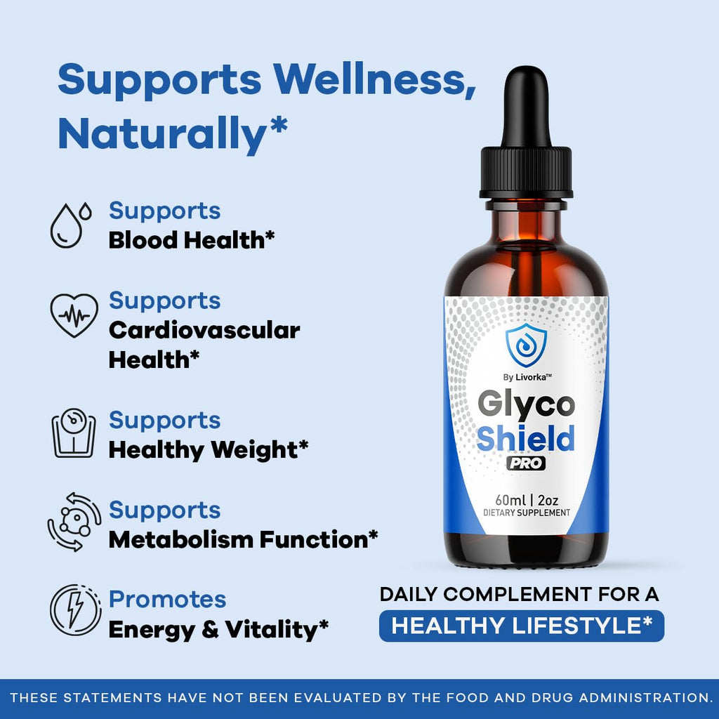 (3 Pack) Glyco Shield Drops - Official GlycoShield Pro Blood Formula Support Supplement Drops - Maximum Strength Original Natural to Overall Wellness and Support Health Reviews, 3 Bottles for 3 Months