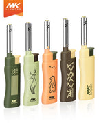 MK Lighter 5pcs. Outdoor Series Candle Lighters, Windproof Torch Flame, BBQ Grills, Camping Lighters, Outdoor Activities, Refillable Butane, Multipurpose Lighters (Assorted-5pc)
