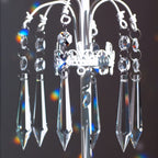 GOLDENHAITAI 20pcs 76mm Chandelier Crystals Icicle Prisms Replacement Parts