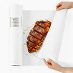 YRYM HT White Kraft Butcher Paper Roll 18 x 2100 Inch (176 Ft) Food Grade Unbleached Unwaxed Uncoated for Texas BBQ Brisket Smoking, Meat Wrapping, Sublimation, Flower Wrapping & Home Storage