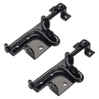 HILLMASTER Heavy Duty Slide Bolt Gate Latch with Padlock Hole, Sliding Bolt Gate Lock Door Latches Hardware for Wooden Fences Barn Doors, 2 Pack