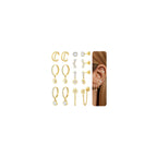 Flat Back Cartilage Earrings for Women Trendy Dainty CZ Flatback Studs