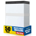 LINSIRON Poly Mailers 10x13 Inch 50 Pcs, Large Shipping Bags for Clothing