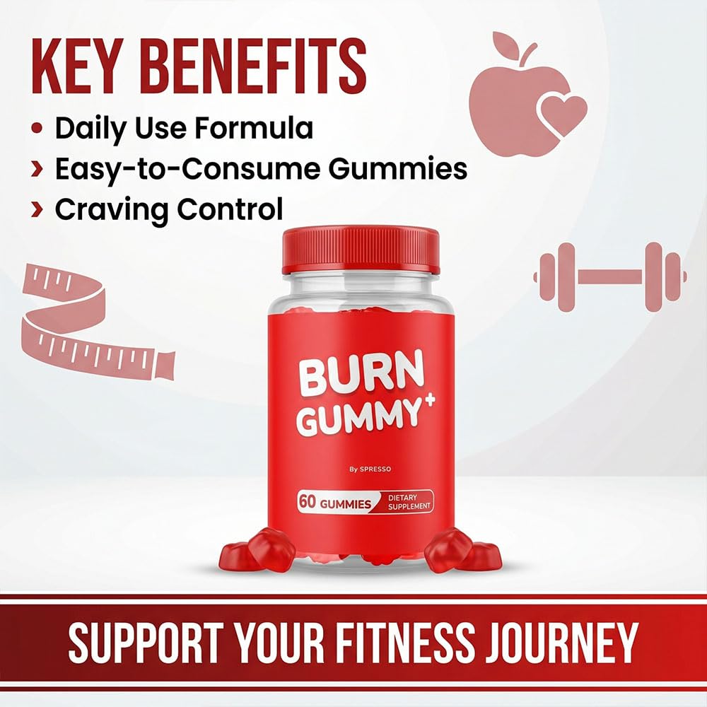 (2 Pack) Burn Gummies, Official Burn Supplement Gummys with Premium Ingredients, Advanced Formula Support for Overall Health & Wellness Reviews (120 Gummies)