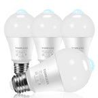 Motion Sensor Light Bulbs, 13W (100Watt Equivalent), Motion Activated Dusk to Dawn Security LED Bulb, 5000K Daylight, Energy-Efficient, for Indoor and Outdoor Lighting, Porch, Stairs, Hallway 4Pack