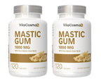 VitaCosmoX Mastic Gum Capsules, 1000 mg, 120 Capsules Vegetarian, Non-GMO and Gluten-Free - 2 Packs