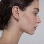 RUKYF Gold Plated 925 Sterling Silver Dachshund Hoop Earrings for Women Cute Dachshund Silver Earrings Hypoallergenic Small Dog Huggie Earrings Dainty Lightweight Earring Dachshund Gift