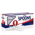 BluShine Heavy Duty Plastic Teaspoons, Disposable Bulk Utensils