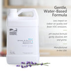 MORE Stone & Quartz Cleaner + Protector - Granite, Quartz & Marble Cleaner - For Kitchen & Bathroom Countertops - Water-Based Surface Spray Refill - Lavender-Verbena Essential Oil - Gallon (128oz)