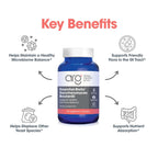 ARG Essential-Biotic Saccharomyces Boulardii - 9 Billion CFU Probiotic Yeast - Gastrointestinal Balance & Immune Function Support - Vegetarian - 20 Servings - 60 Capsules