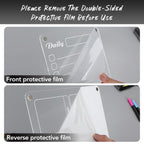 DIYMAG Magnetic Calendar for Refrigerator 4PCS Fridge Magnet Clear Acrylic