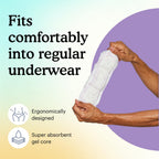 Because Incontinence Pads for Women - Maximum Absorbency, Postpartum Liners, Up to 100% Leak-Free Protection, Discreet Protection for Bladder Leaks, 6 Packs of 20 Count (120 Total)
