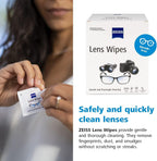 ZEISS Lens Wipes Pack of 250 Individuly Wrapped Wipes