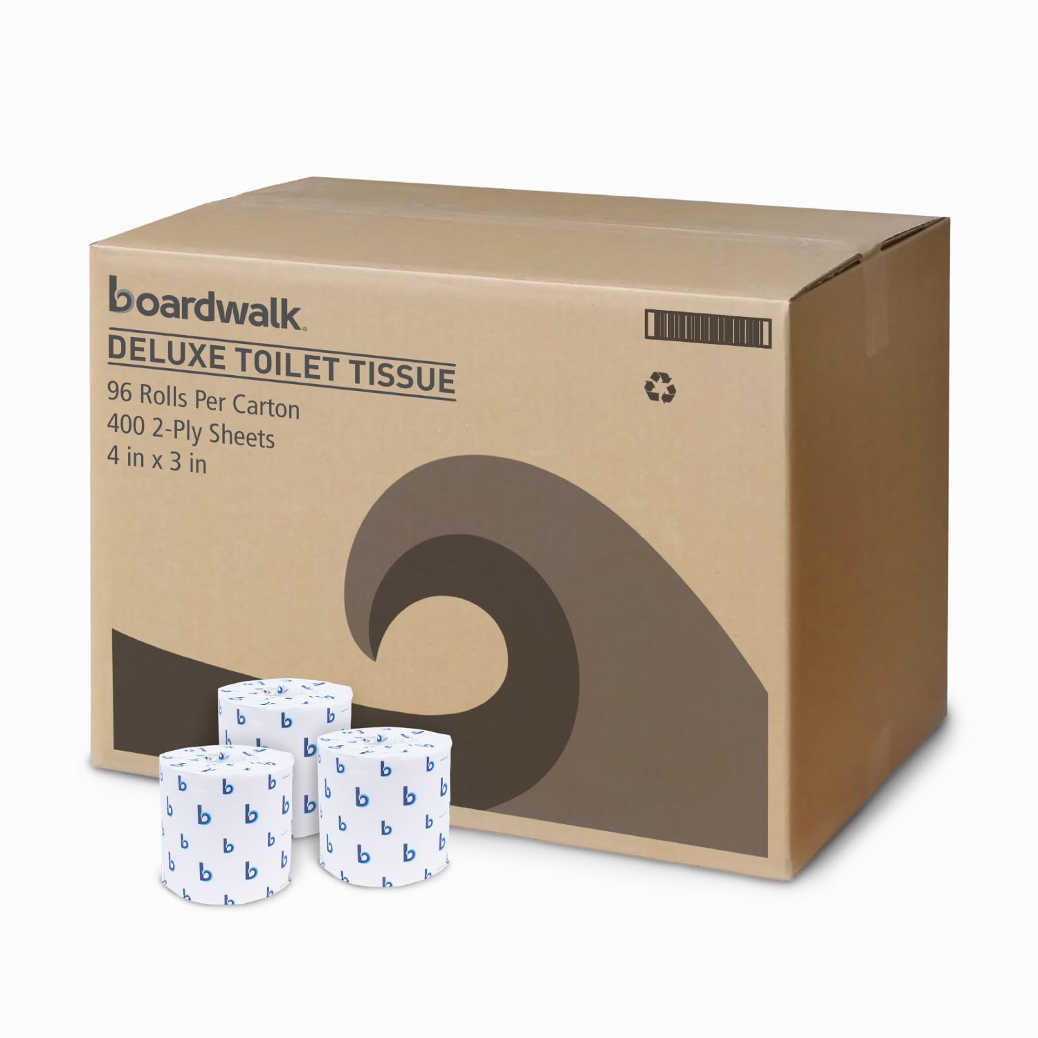 Boardwalk B6144 2-Ply Septic Safe Toilet Tissue - White (96/Carton)