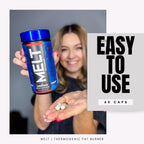 MELT - Best Thermogenic Fat Burner for Men & Women - Appetite Suppressant Pills for Fast Weight Loss - Energy Booster and Mental Focus Supplement - Diet Pills That Work - 60 caps