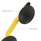 FCHO Glass Suction Cups Heavy Duty Aluminum Vacuum Plate Handle Floor Holder Hooks to Lift Large Glass/Tile Suction Cup Lifter/Moving Glasses/Pad for Lifting/Dent Puller (2 Pack)