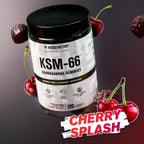 Jacked Factory Ashwagandha Gummies - KSM 66 Ashwagandha Gummies (600mg Per Serving) - Enhance Cognitive Function, Boost Mood, and Promote Hormonal Balance - 120 Gummies, Cherry Splash