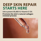 Vitamin E Oil - 100% Pure & Natural, 85,800 IU. Repair Dry, Damaged Skin from Surgery & Acne, Age Spots & Wrinkles. Boost Collagen for Moisturized, Youthful-looking Skin. d-alpha tocopherol, 2 Fl Oz