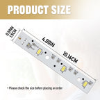 WISINY WR55X26671 Refrigerators LED Light Board 2PCS Compatible for GE LED Refrigerators Light Bulb GE Freezer Light Bulb Replacement PS11767930 AP6035586 4468532 EAP11767930 LED3344588
