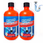 Drain Clog Remover, Liquid Plumber Drain Cleaner, Sink Cleaner Garbage Disposal and Deodorizer, Pipe Cleaners for Shower or Sink Drains, Professional Toilet Unclogs and Removes Hair, Blockage (2 pcs)