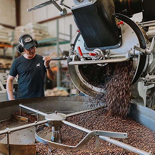 Lucky Goat Flavored Decaf Southern Pecan Coffee – 5 Pounds Bulk Ground - 5lb Bag - Natural Water Process, Nutty & Sweet, Low Acid, Smooth Body, Medium Roast, Gluten Free, Sugar Free, Keto Friendly