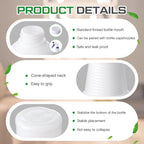 Honeydak 10 Pcs Chemical Resistant 32 oz Bottles, Hdpe Plastic