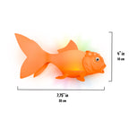 Genuine Fred Koi Toy Light Up Bath Goldfish, Floating Water Toy for Kids, Glows on Contact with Water, Fun and Safe Bath Time Toy, Orange