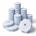 Disposable Toilet Wand Refill Compatible with Clorox Toilet Brush, 50 Count Disposable Heads for Deep Cleaning
