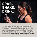 Jocko Mölk 30g Grass Fed Protein Shakes – No Added Sugar Protein Drinks KETO Friendly - Ready to Drink 12 FL Oz (Pack of 12) Banana Cream