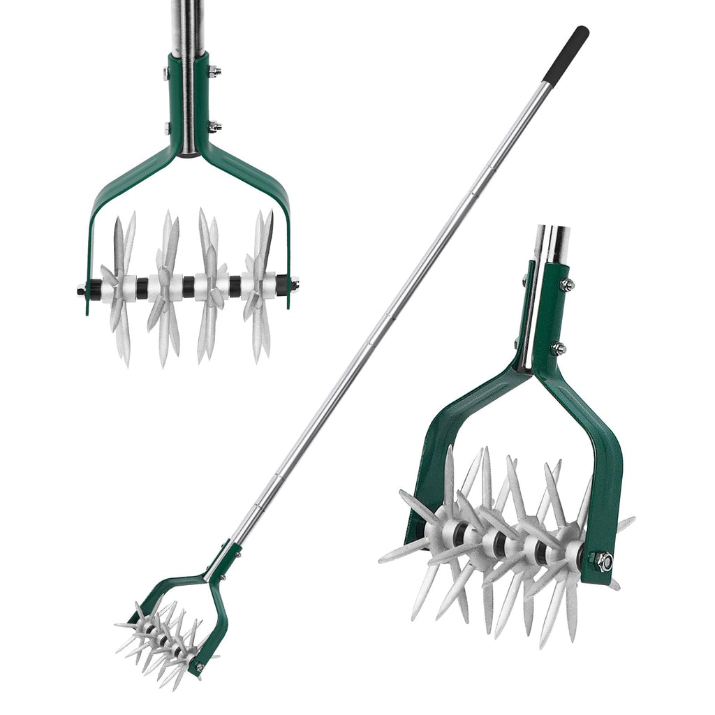 YEELOR Rotary Cultivator Garden Tool with Durable Aluminum Gears
