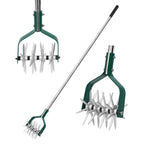 YEELOR Rotary Cultivator Garden Tool with Durable Aluminum Gears
