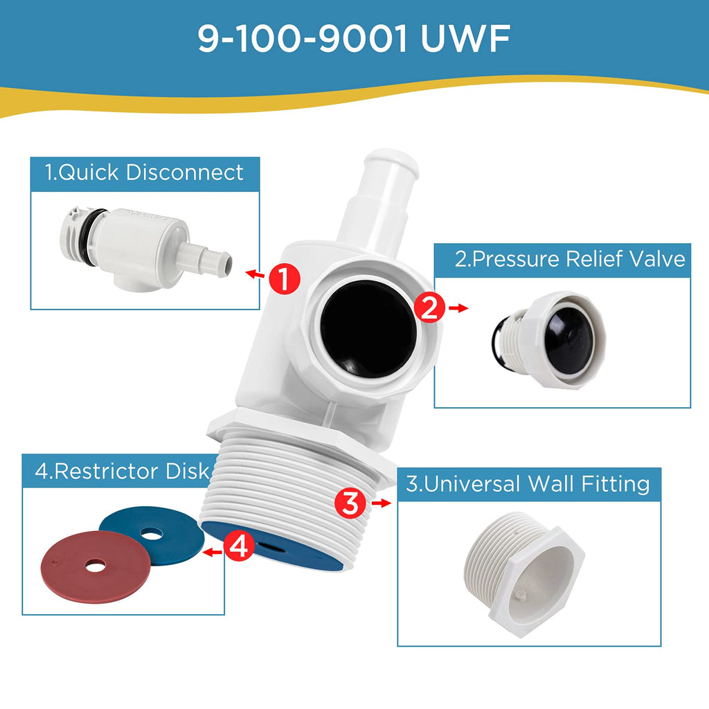 Amptyhub Upgrade Pool Cleaner Feed Hose Replacement for Zodiac Polaris 280 380 180 3900 Pool Cleaner Feed Hose G5(Not compatiable with Polaris 360)